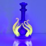 What Lurks Below UV Dab Rig by Hic Dogg Glass #131