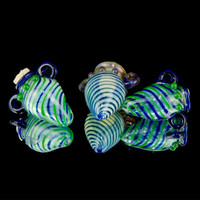 Cremation Memorial Glass  Urn  Pendant To Hold Ashes