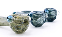 Glass cremation pipes