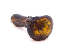 Woodgrain sandblasted Glass Pipe Cremation Urn Keepsake