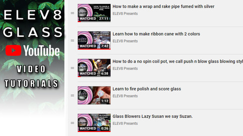 Elev8 Premier Glass Tutorials 