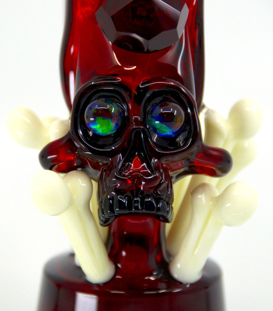Skull Tube by Akm & Skimask Glass #217