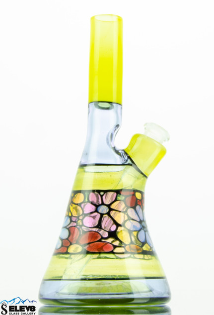 Flower Stained Glass style Mini Tube by Windstar #357