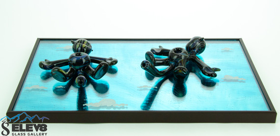 Chris Hurley Glass Set #2 - "First Touch", 2021