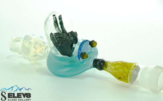 SSV Glass Open Spherical Flavor Disc Wand by Highboy Glass