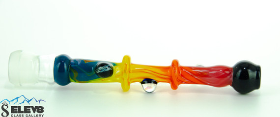 SSV Glass Open Spherical Flavor Disc Wand by Mike C Glass