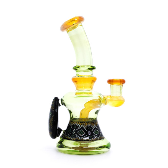 工芸品 Gold blue lumpy pipe Gold blue lumpy pipe