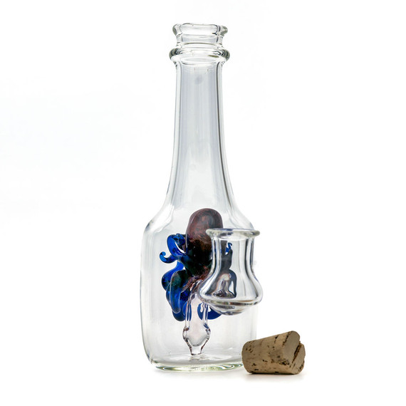 Water Pipe Bong - Octopus Bottle Mini Tube by Jeff Berning #991