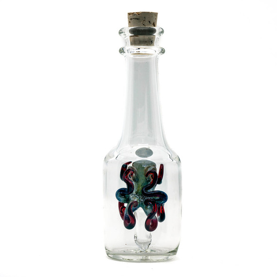 Water Pipe Bong - Octopus Bottle Mini Tube by Jeff Berning #1010