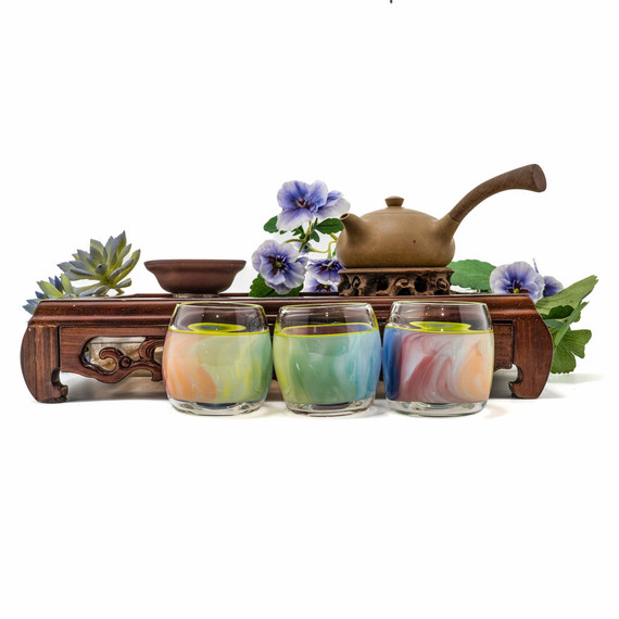 Chinese Tea Glass Set - Custom made by Steve K #84