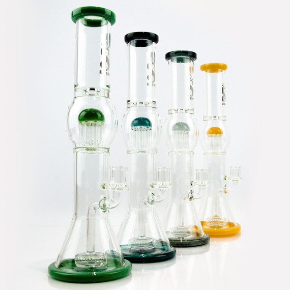 Elev8 Glass 10-Tree Pancake Beaker