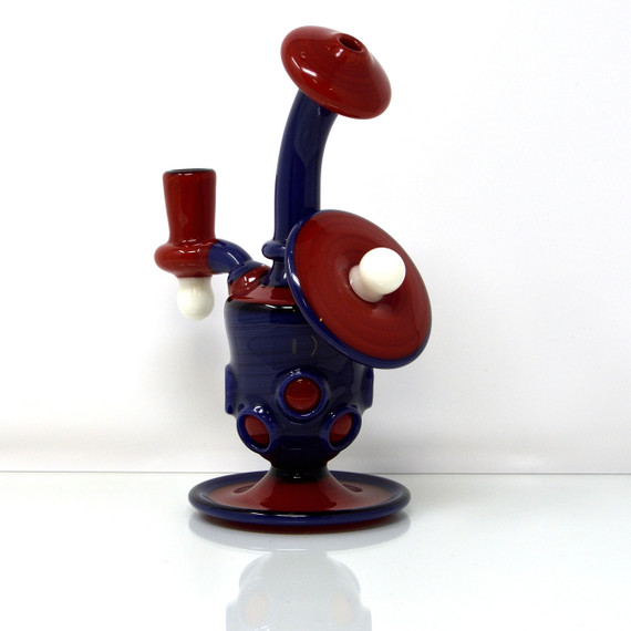 Hyacinth Cherry Dab Rig by Compass Glass #133