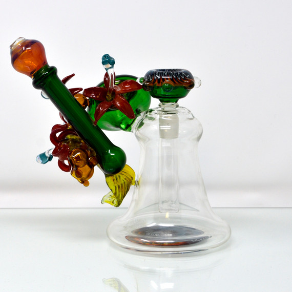 Wigwagged Nectar Filter Dab Rig by Hand Of Man Glass #145