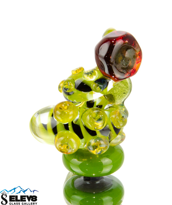 Custom Treasure in a Tentacle Knob by Sean O'tron Glass Works & Elev8 Premier #66 Custom Treasure in a Tentacle Knob by Sean O'tron Glass Works & Elev8 Premier #66