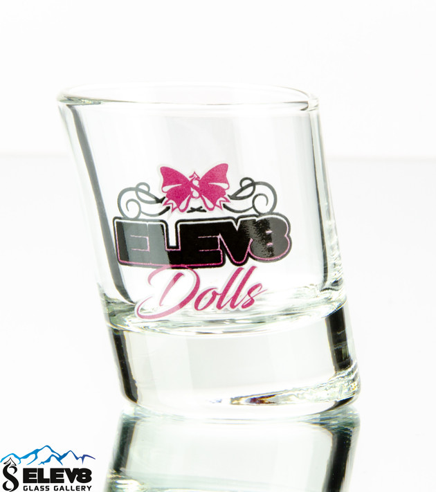 Elev8 Dolls Tilted Shot Glass