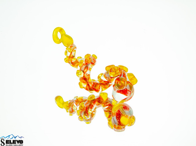 Orange and Yellow Tentacle Pendant by SeanOtron  #9