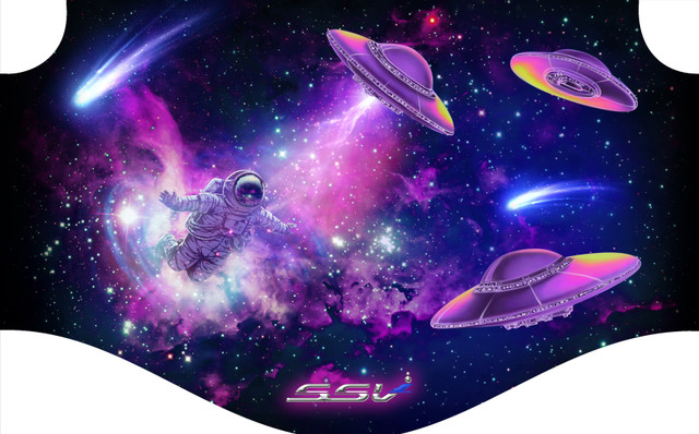 Elev8 Cosmic Space Invaders  inspired Super Surfer - SSV- WRS