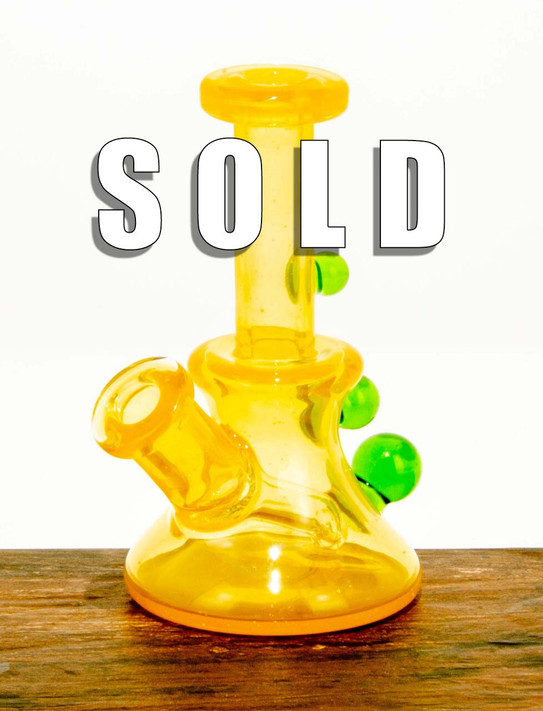 Transparent Orange Time Tube by Happy Time 626