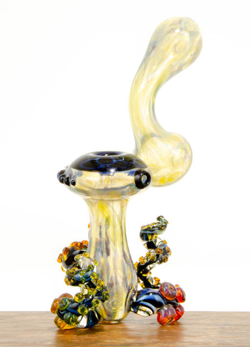 Tentacle Standing Bubbler by Sean O'tron Glass Works 629 Tentacle Standing Bubbler by Sean O'tron Glass Works 629