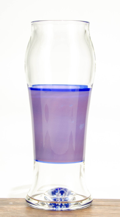 Milky Violet gold butter pint glass by Steve k # 39