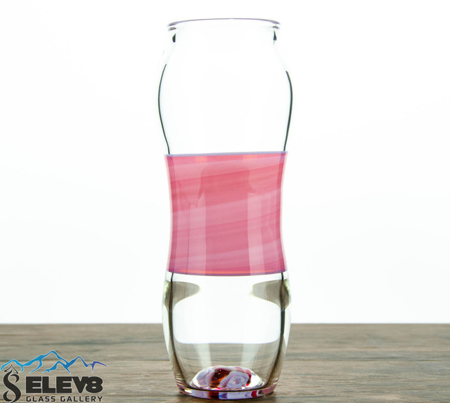 Milky Pink Butter Pint Glass by Steve Kelnhofer #50
