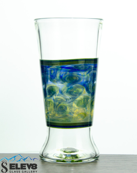 Starry Night Pint Glass Collab by Steve K x Sean O'tron Glass #54