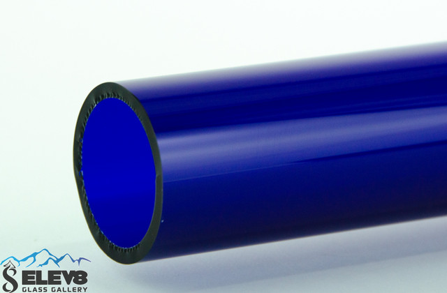 Chinese Borosilicate Glass Tubing - Dark Blue 38mm