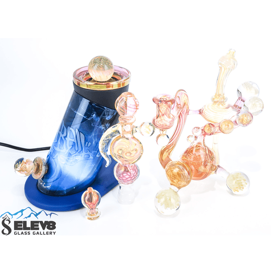 Elev8 & Clayball Glass Custom Silver Surfer Full Set