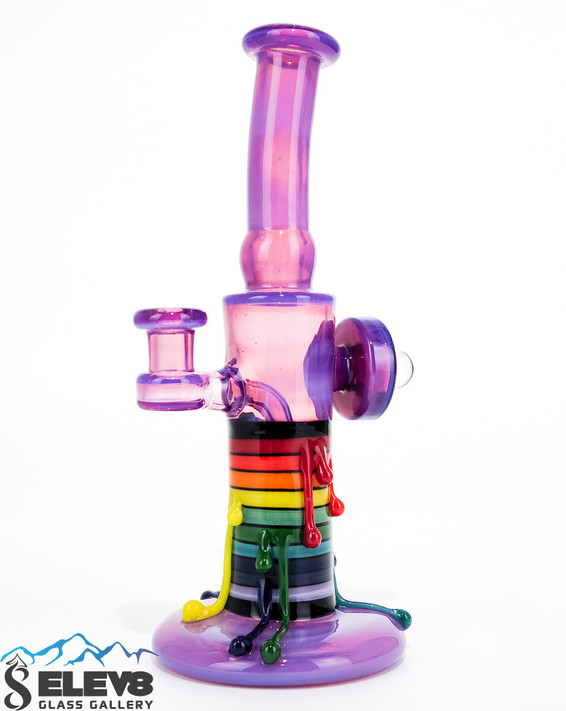 Purple Candle Mini Tube by Bradley Schillinger #830