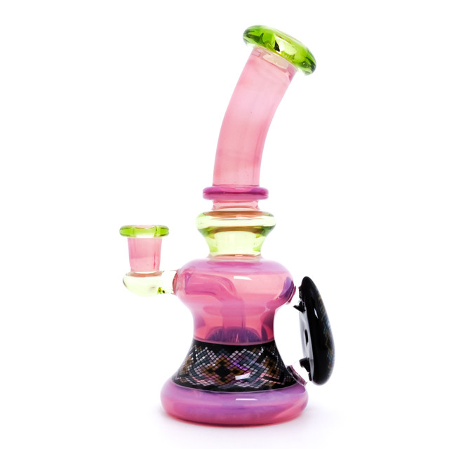 Water Pipe Bong - Fillacello Mini Tube Rig by Vogel Glass #941