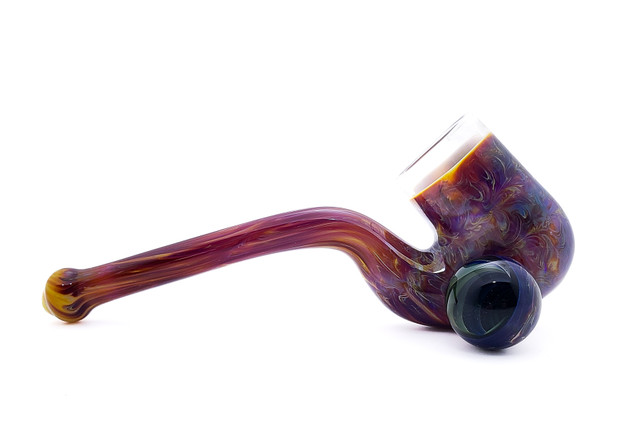 Puffco Proxy Mouthpiece - Saturn Sprinkle Time Sherlock Mouthpiece by Steve Kelnhofer #74 Puffco Proxy Mouthpiece - Saturn Sprinkle Time Sherlock Mouthpiece by Steve Kelnhofer #74