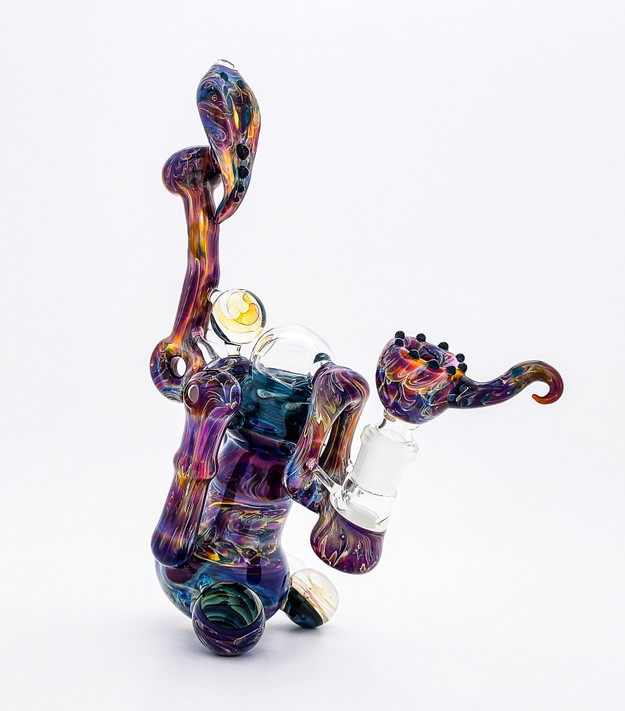 Kelnhofer Sprinkle Saturn Time Super Bubbler with Drop Down