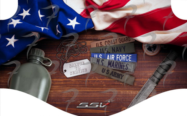 Salute to Service inspired Silver Surfer - SSV - WRS Desktop Vaporizer