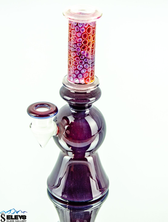 Gold Amethyst over White Satin Millie Slice Rig by Scotty Mickle #307
