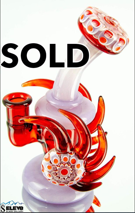 Large Red and Pink Dotstack Rig by RL.Dots #314