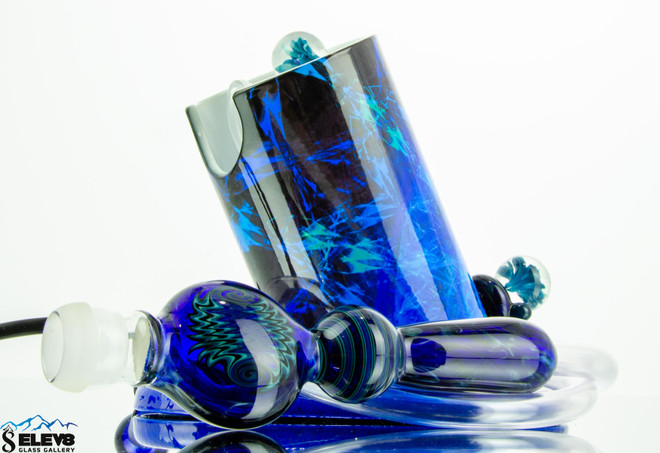 Silver & Super Surfer Custom Glass Set #33