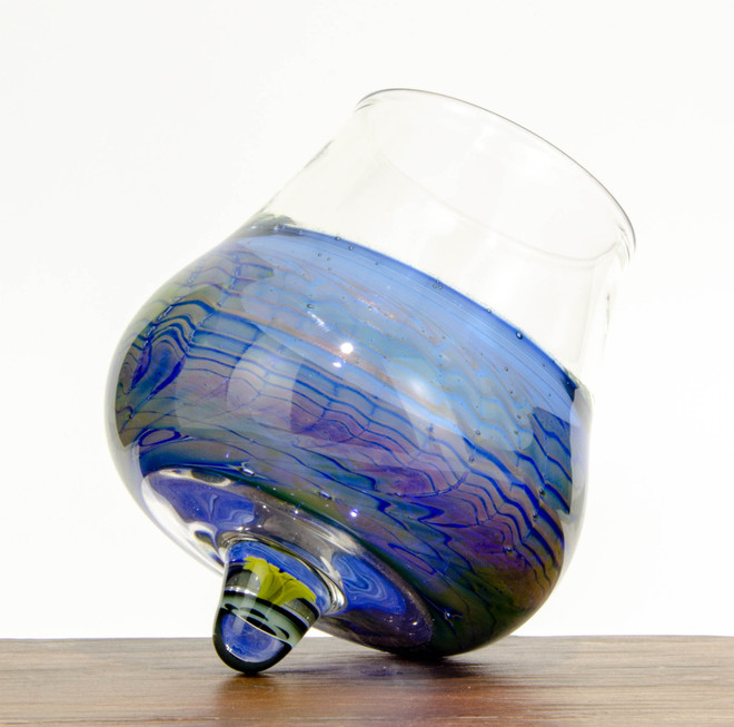 Color Changing Blue Stemless wine glass by steve k # 27