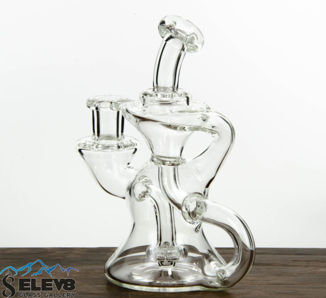 Micro Klein Recycler by Happy Time Glass 672