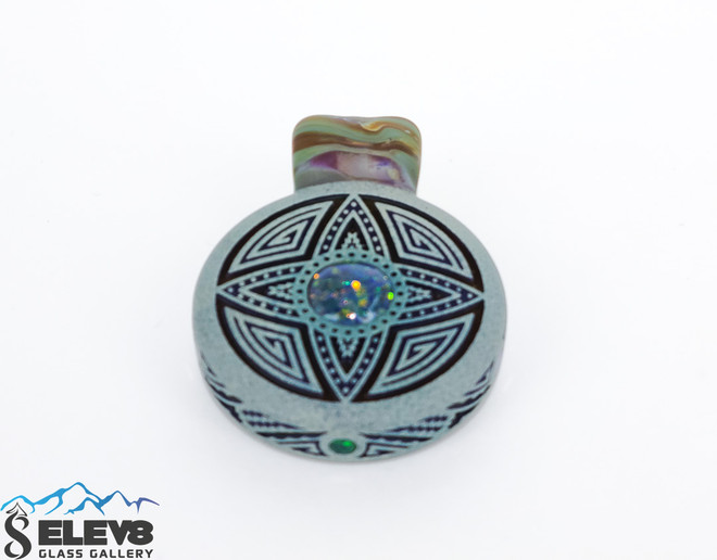Carved Pendant by Glass Maze #77