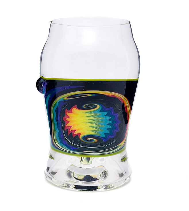 Drinking Glass - Skittles Fire and Ice Whiskey Glass by Steve K. X Shimkus Glass #37