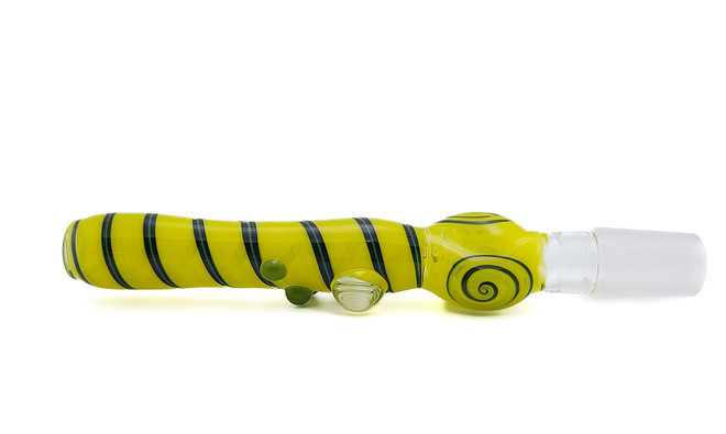 Custom Conical Ground Glass Wand by Shimkus Glass #233