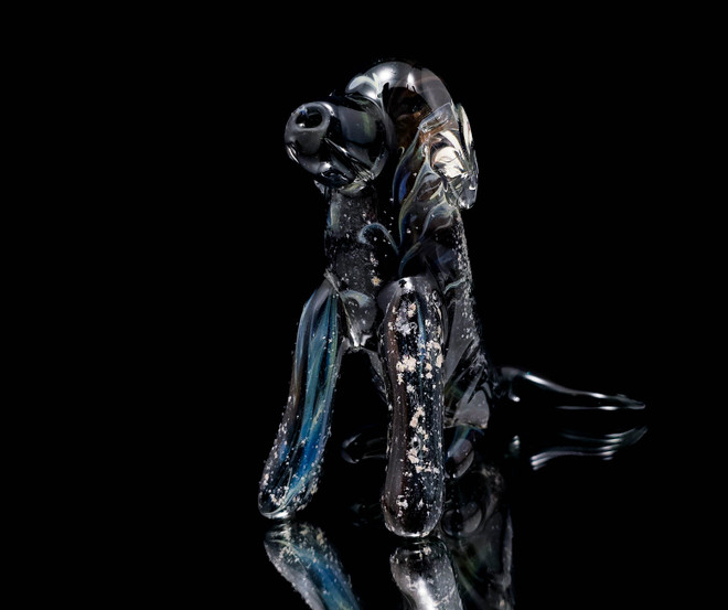 Cremation Glass Dog