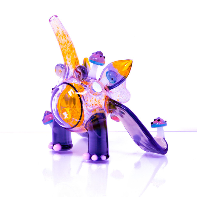 Mouth Breather Creature Dab Rig by Bff Glass #155