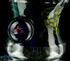 Lined Alien Skin Min Tube Dab Rig with Wombaverse Marble & Dot Stack Window #215