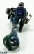 Extra Heady Sherlock Hand Pipe with Alien Skin & Opals