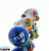 Skittles & Alien skin with Blue V Custom Spherical Flavordisc wand by Kelnhofer #78