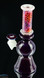 Gold Amethyst over White Satin Millie Slice Glass Liquid Arts Rig #307