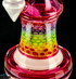 Gold Ruby Millie Slice Glass Liquid Arts Rig #308