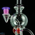 Mulit Sectional Transparent Color Recycler Liquid Arts Glass Rig #318