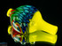 Skittles and Yellow UV Wigwag Mouthpiece by Steve Kelnhofer #298